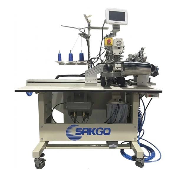 Automatic Adult Tubular Curved bottom Hemming Machine 1