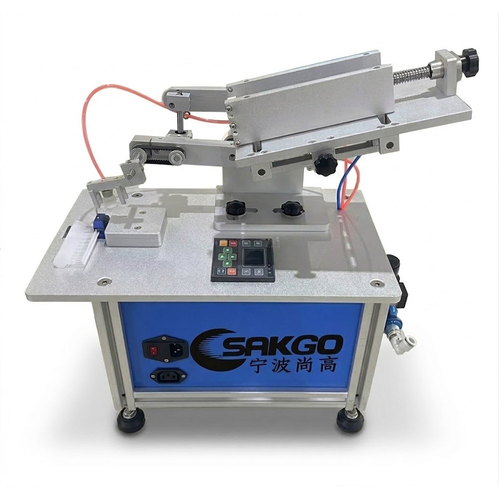 SK-9001 single head hang tag attaching machine industrial labeling equipment