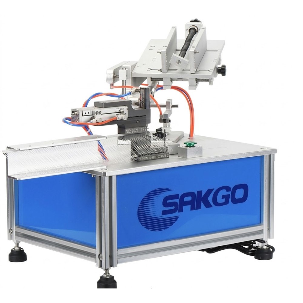 SK-9002 ring shaped hang tag attaching machine industrial labeling equipment