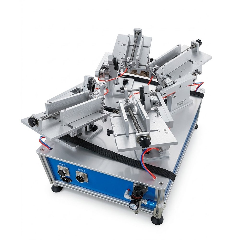SK-9004 four head hang tag attaching machine industrial labeling equipment