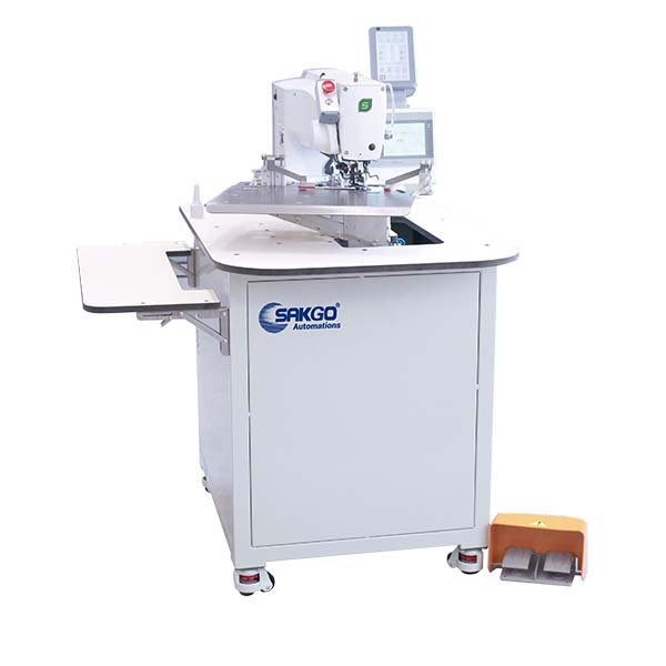 Automatic Polo Shirt Button Hole Machine