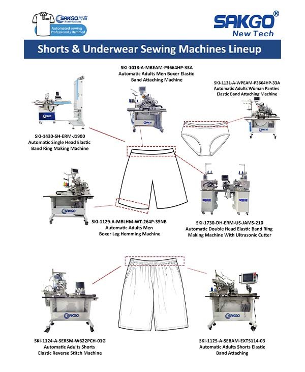 Shorts & Underwear Sewing Machines